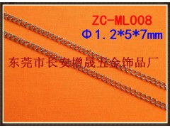 专业生产优质不锈钢链条/不锈钢钮链图2