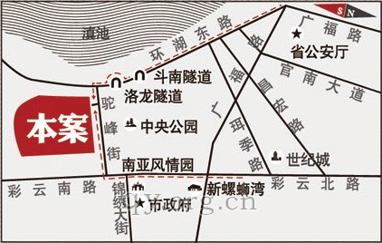 昆明奥宸中央广场位置地图